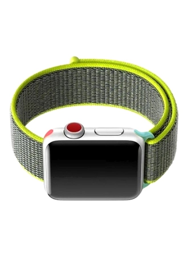 Biki - Replacement Band For Apple Watch 1/2/3/4 - 42mm Green - Image 1