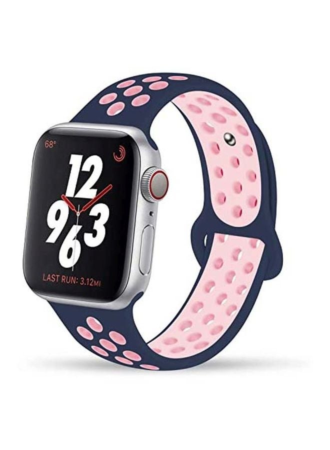 Biki - Replacement Band For Apple Watch 38/40mm Blue/Pink - Image 1