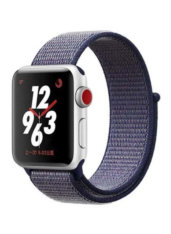 Biki - Replacement Band For Apple Watch Series 1/2/3/4 40/42mm Purple - Image 1