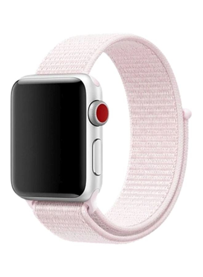 Biki Replacement Smartwatch Band For Apple Watch Series 1/2/3/4 - 42/44mm Pink  - Image 1