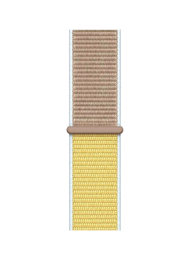 Biki Replacement Band For Apple Watch 1/2/3/4 42/44mm Beige - Image 5