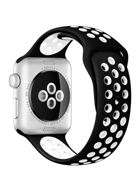 Replacement Band For Apple Watch  38/40mm Black/White