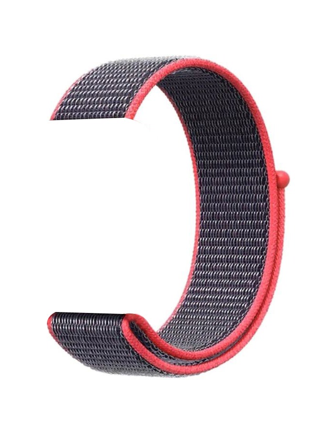 Biki - Replacement Band For Apple Watch 1/2/3/4 44mm Grey/Red - Image 1