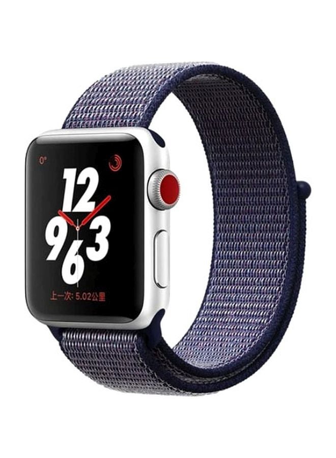 بيكي سوار بديل لساعة أبل واتش 1/2/3/4 مقاس 40 مم أزرق - Image 2