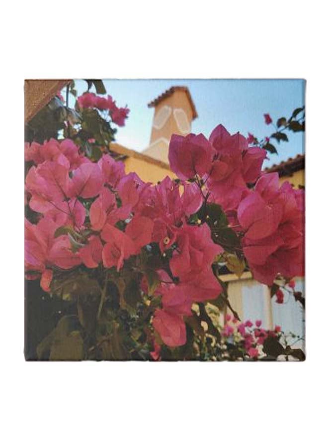 Roses Wall Painting Multicolour 50 x 50cm - Image 1