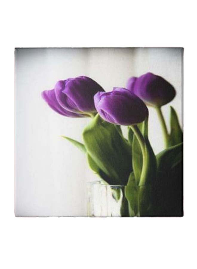 Roses Wall Painting Multicolour 50 x 50cm - Image 1