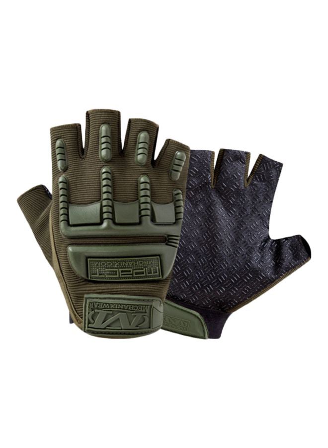 Generic Half-Finger Tactical Riding Gloves One size  - Image 2