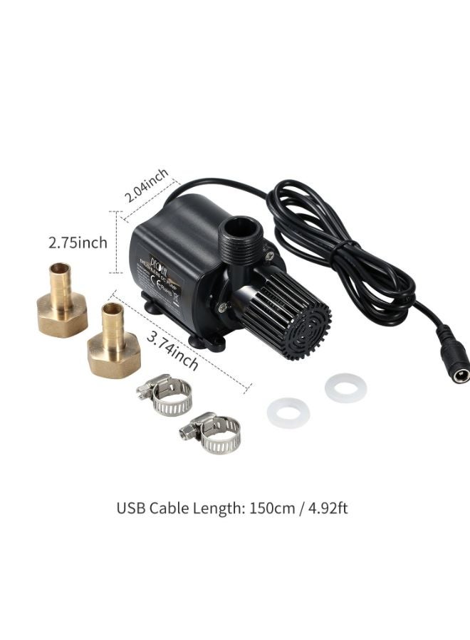 Ultra Quiet Brushless Water Pump Set Multicolour 9.5 x 5.2 x 7cm - Image 2