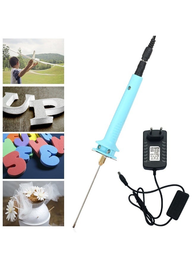 DIY Handheld Electronic Hot Foam Cutter Blue/Black 3 x 3 x 25cm - Image 2