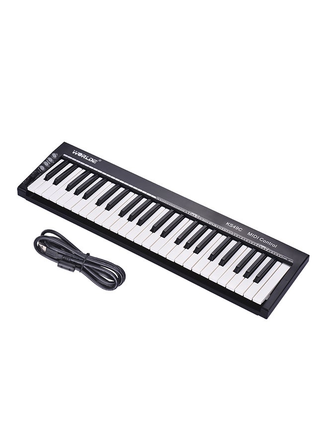 WORLDE KS49C-A 49-Key USB MIDI Keyboard Controller With Pedal Jack - Image 1