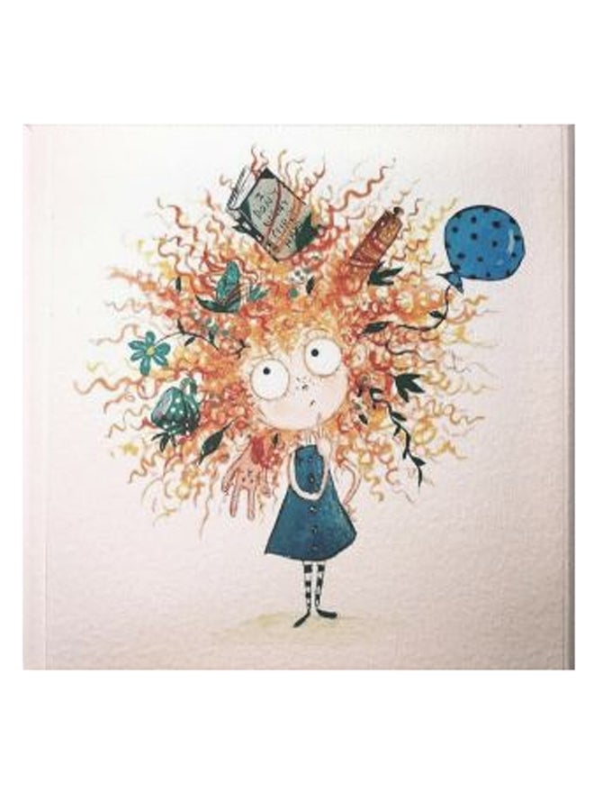 Girl Animation Hidden Frame Canvas Wall Painting Multicolour 50 x 50cm - Image 1