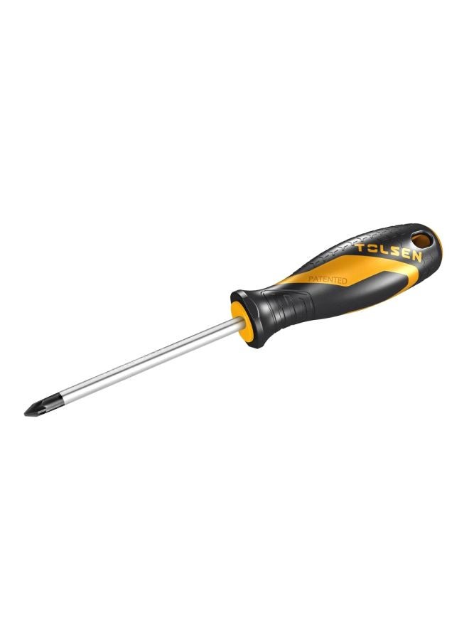 TOLSEN Grip Pro Series Screwdriver Black/Yellow/Silver