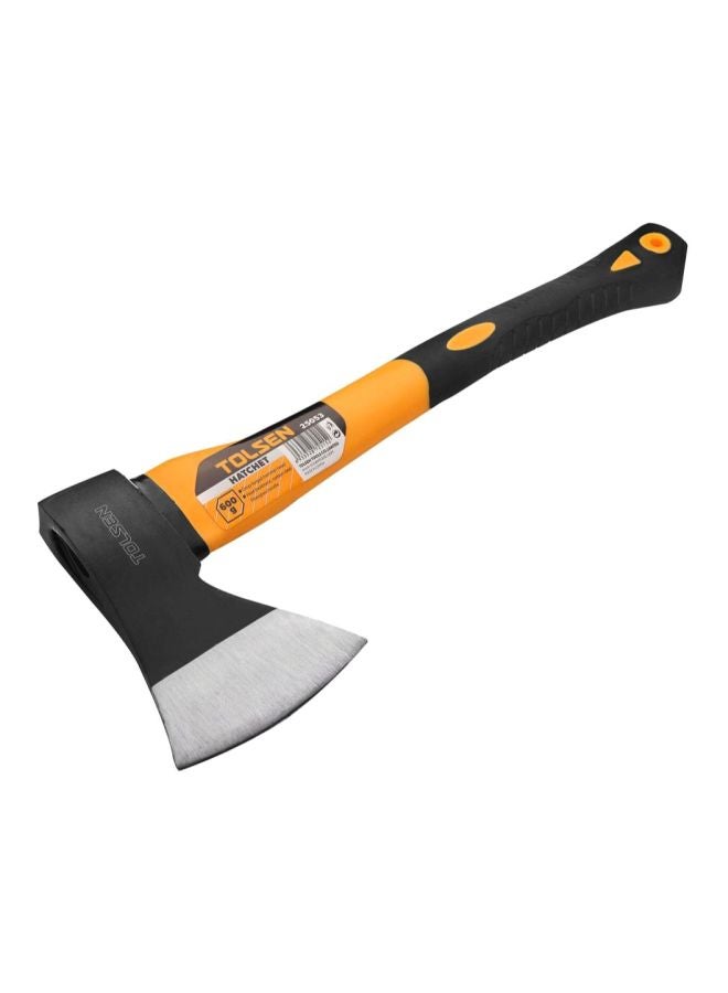 فأس محمول باليد أصفر/أسود 24x18x300مم