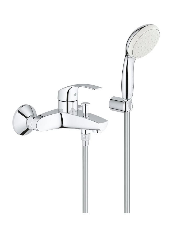Grohe Eurosmart Wall Mount Single Lever Bath And Shower Mixer Chrome 16.5x16.1x12.7cm - Image 2