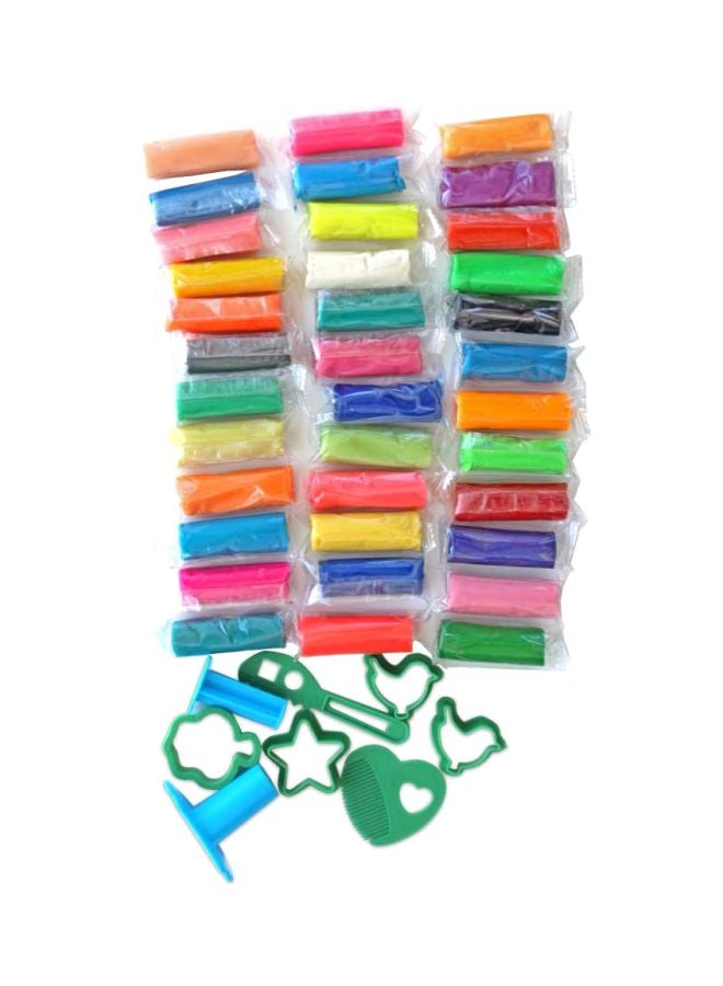 Flamingo 43-Piece 36-Colour Play Dough Modelling Clay Set PD001 - Image 3