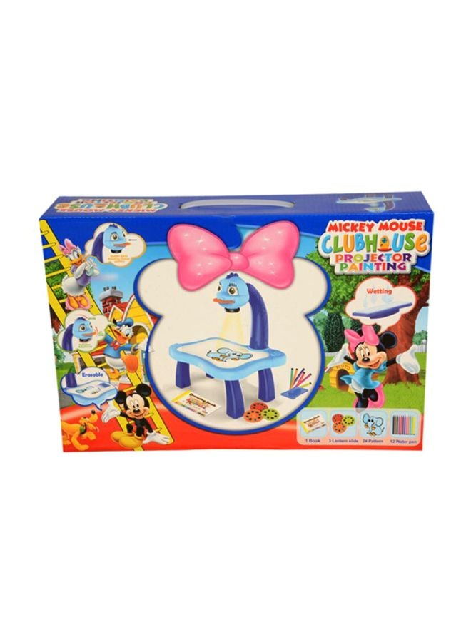 Mickey Mouse Club House Projector Painting Game 21421 White/Blue/Pink - Image 2