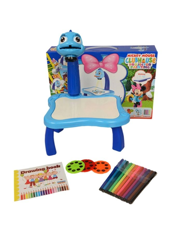 Mickey Mouse Club House Projector Painting Game 21421 White/Blue/Pink - Image 1