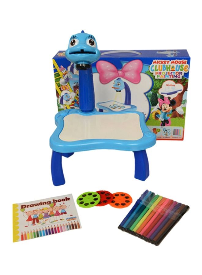 Mickey Mouse Club House Projector Painting Game 21421 White/Blue/Pink - Image 1