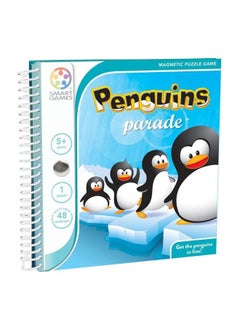 SmartGames Penguins Parade Magnetic Puzzle Game SGT260-8 27x1x27cm  - Image 1