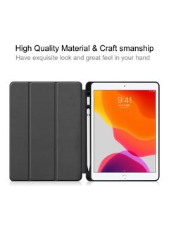 VINSOC Flip Cover For Apple iPad 7th Generation With Accessory Kit Black/Red/Blue  - Image 2