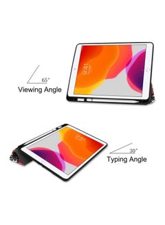 VINSOC Flip Cover For Apple iPad 7th Generation With Accessory Kit Black/Red/Blue  - Image 4