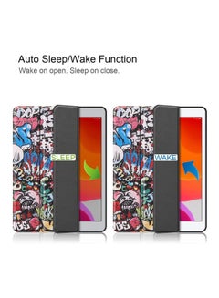 VINSOC Flip Cover For Apple iPad 7th Generation With Accessory Kit Black/Red/Blue  - Image 5