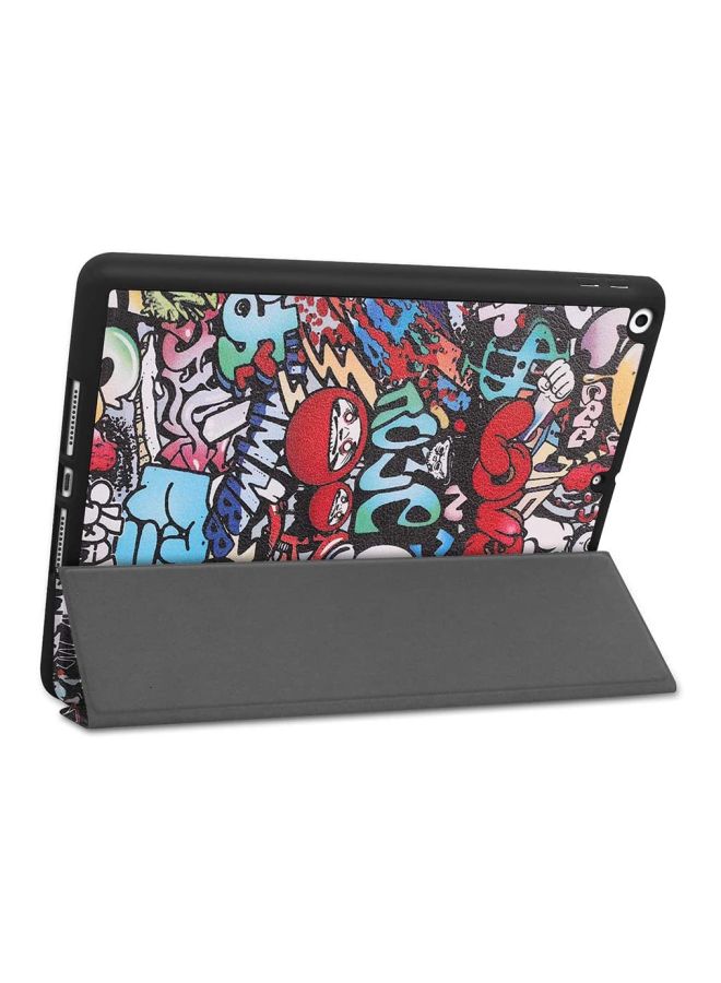 VINSOC - Flip Cover For Apple iPad 7th Generation With Accessory Kit Black/Red/Blue - Image 1