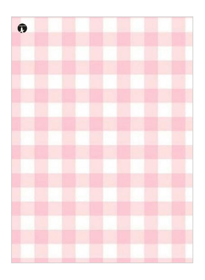 BP Printed Decorative Plate Pink/White 15 x 20cm