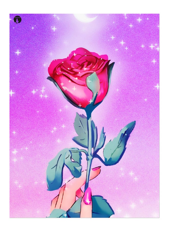 BP Printed Decorative Plate Multicolour 15 x 20cm