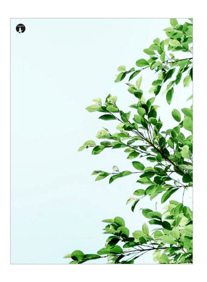 BP Printed Decorative Plate Green/Blue 15 x 20cm