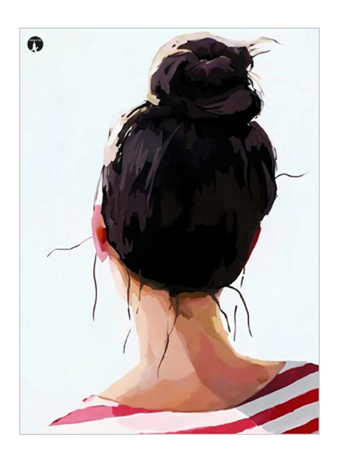 بي بي طبق مزخرف بطبعات متعدد الألوان 15 x 20سم