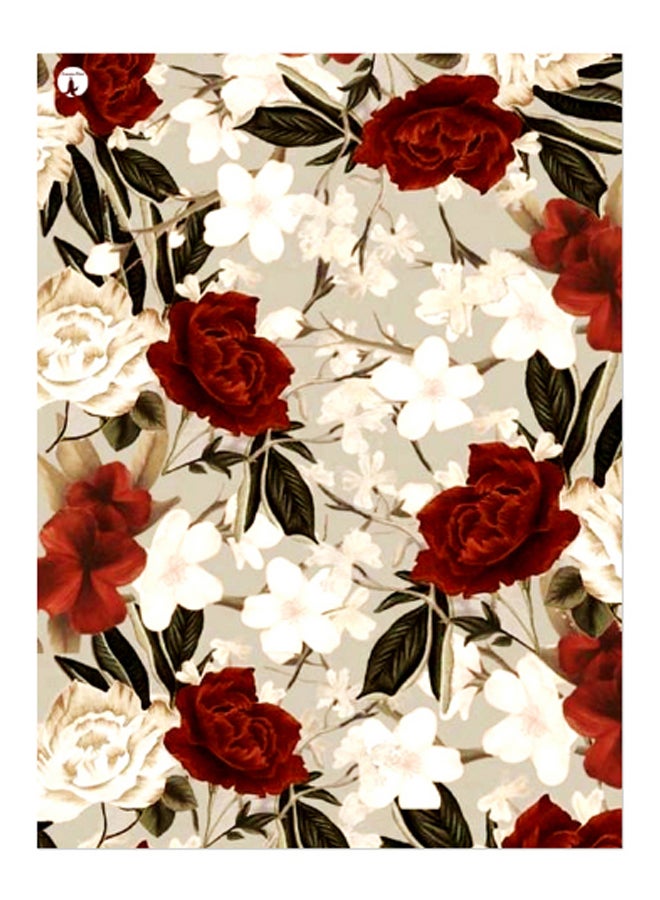 بي بي طبق مزخرف بطبعات متعدد الألوان 15 x 20سم