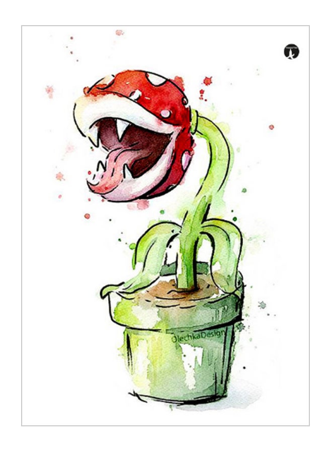 BP Printed Decorative Plate Multicolour 15 x 20cm