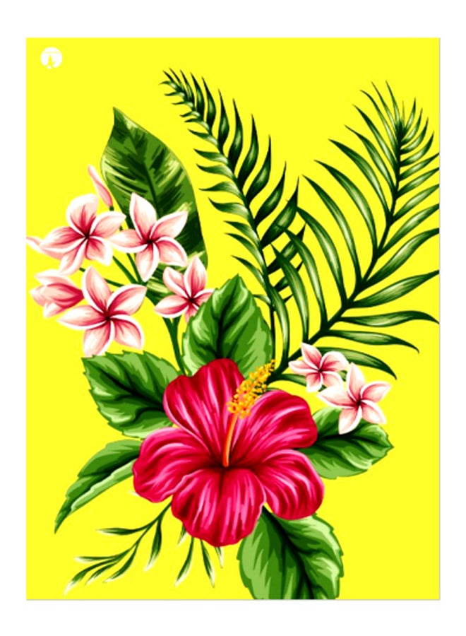 Printed Decorative Plate Multicolour 15 x 20cm