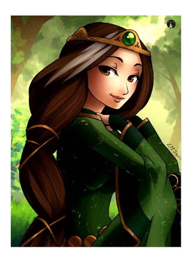 BP Printed Decorative Plate Multicolour 15 x 20cm