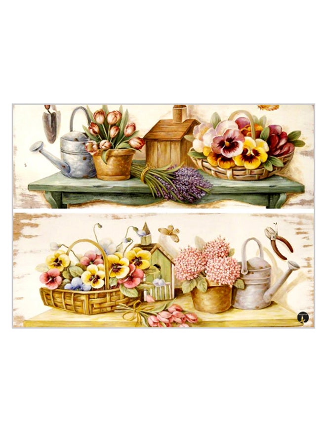 BP Printed Decorative Plate Multicolour 15 x 20cm