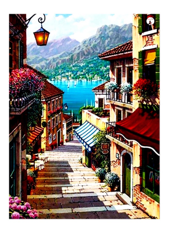 BP Printed Decorative Plate Multicolour 15 x 20cm