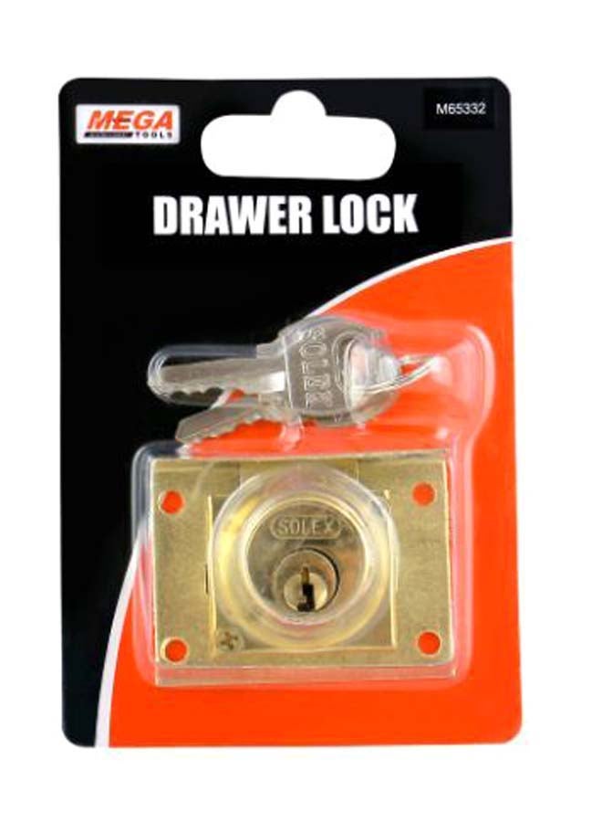MEGA Elegant Drawer Lock Gold/Silver - Image 2