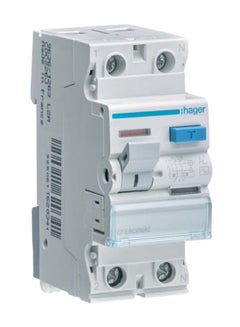 RCCB 2P Earth Leakage Circuit Breaker White/Grey/Blue
