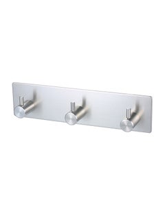 Generic Robe Towel Wall Hanger Coat Hook Silver 19centimeter  - Image 1