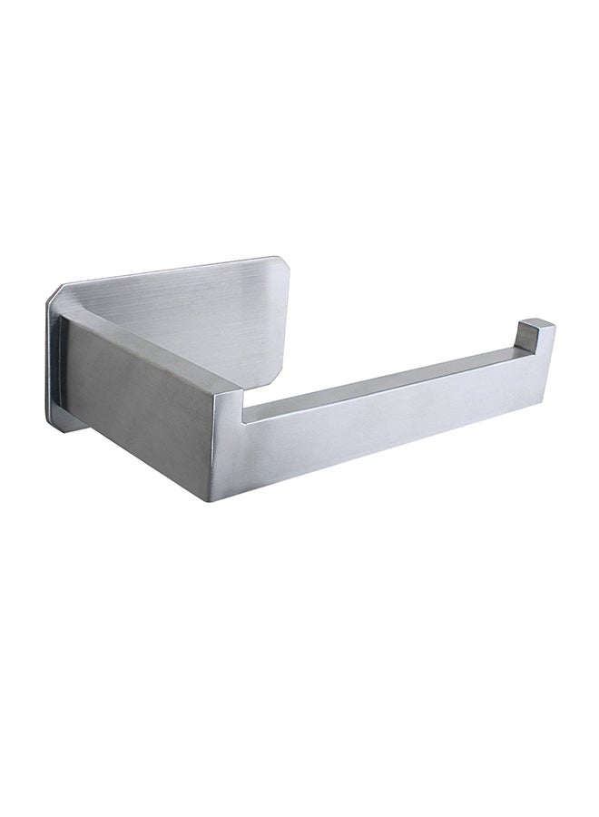 Generic Stainless Steel Bathroom Toilet Paper Holder Silver 17cm  - Image 1