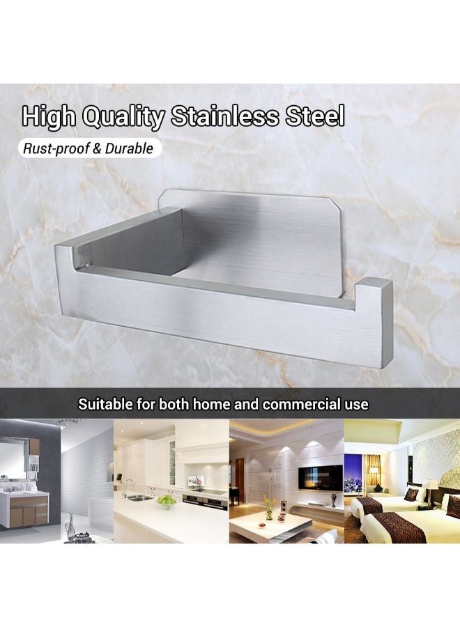 Generic Stainless Steel Bathroom Toilet Paper Holder Silver 17cm  - Image 3