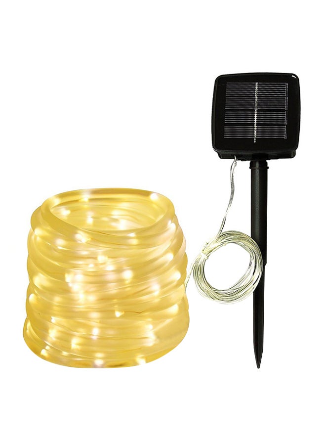 Solar Outdoor LED Rope Light Black 32.8feet - Image 1