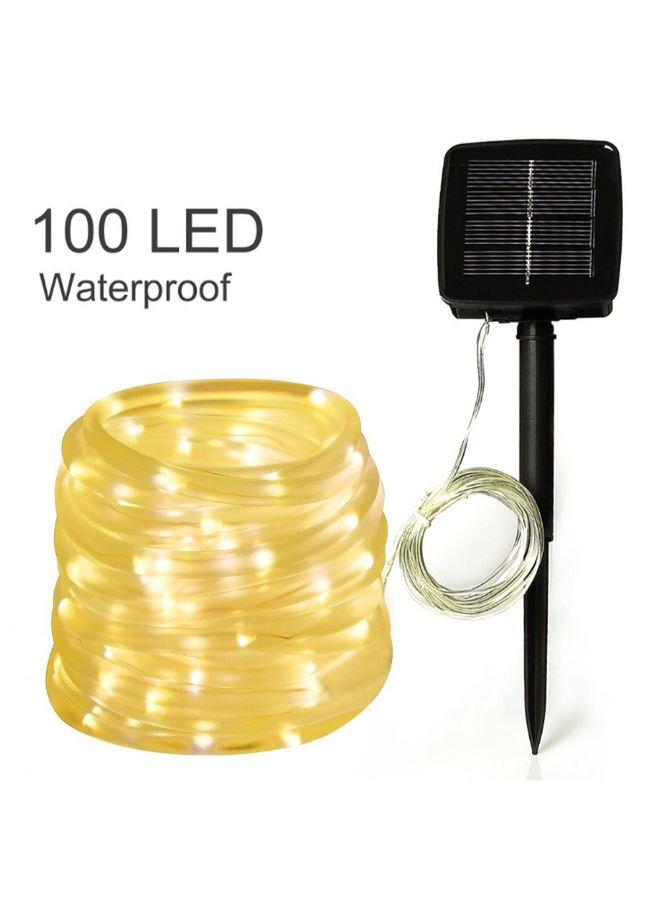 Solar Outdoor LED Rope Light Black 32.8feet - Image 2
