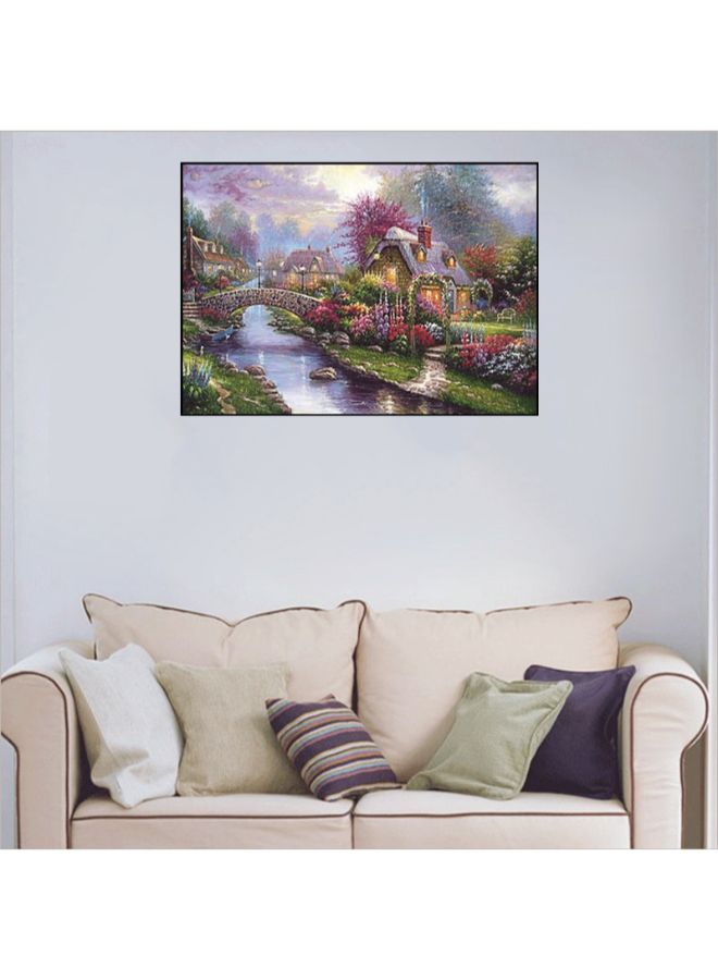 لوحة فنية لديكور الحائط مزينة بالكامل بالكريستال وحجر الراين متعدد الألوان 30 x 40Ø³Ù†ØªÙŠÙ…ØªØ± - Image 4