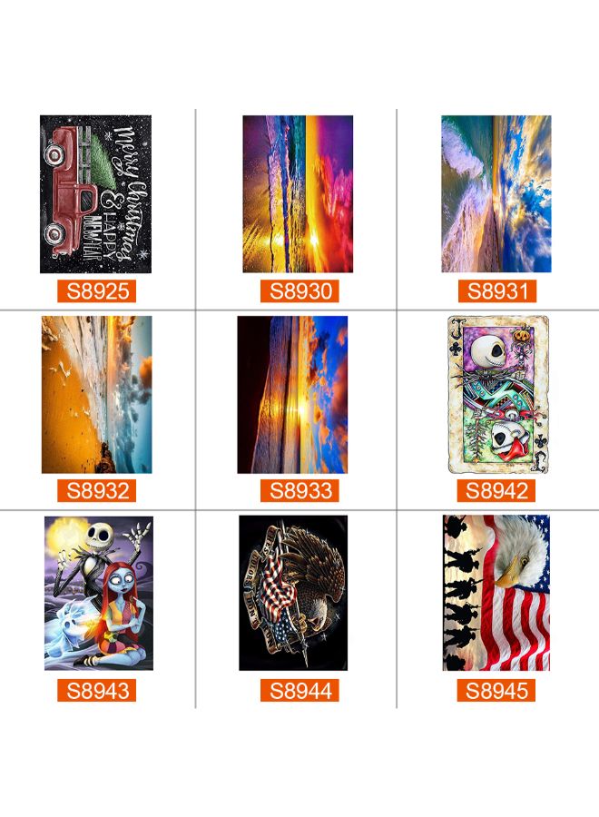 Sunset Beach Wall Art Painting Multicolour 30 x 40cm - Image 4