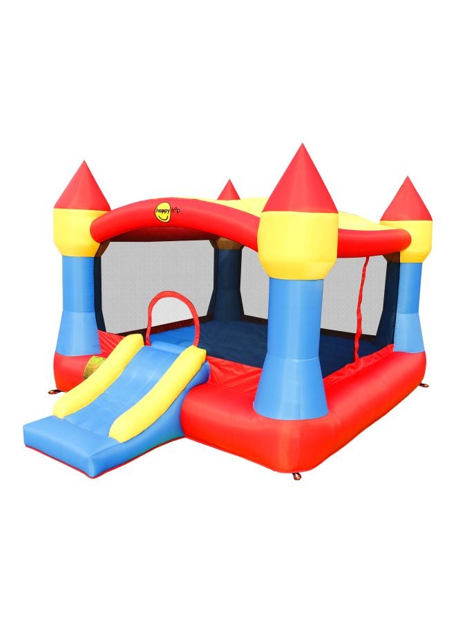 هابي هوب نطاطة سوبر كاسل قابلة للنفخ مع مزلاق طراز 9217N 20x30x37سم - Image 1