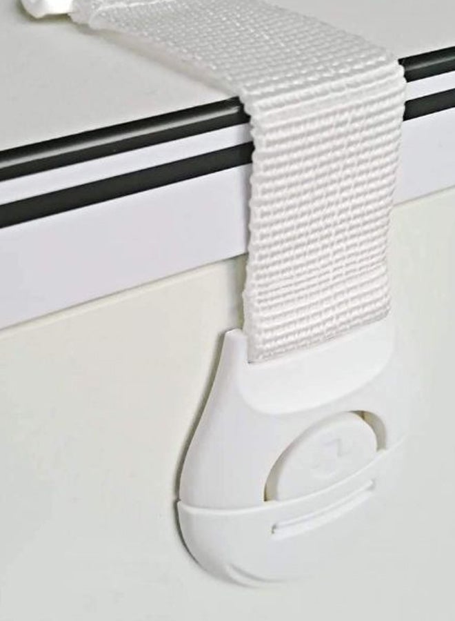 Canwn 12-Piece Cupboard Child Strap Baby Door Safety Lock Set - Image 2