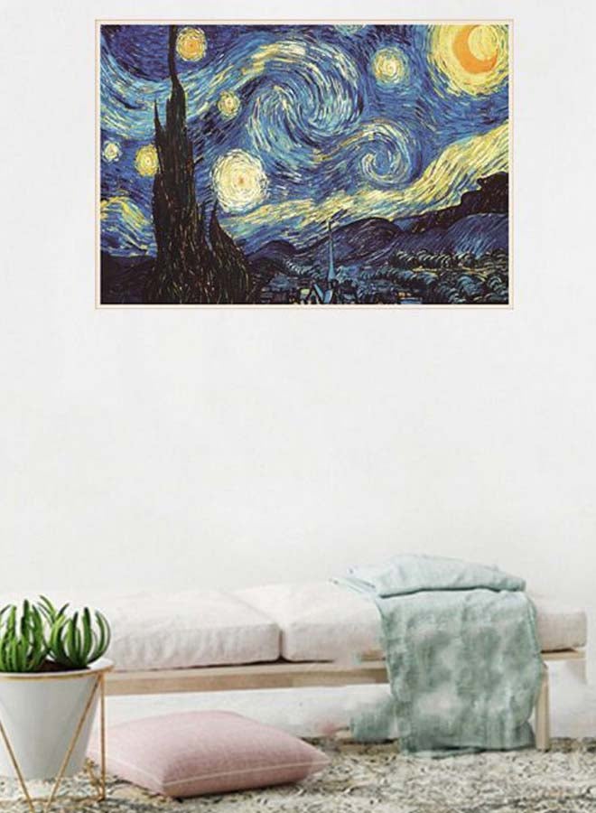 Generic DIY 5D Diamond Crystal Picture Art Wall Decor Kit Blue/Yellow/Black 30 x 10centimeter  - Image 2