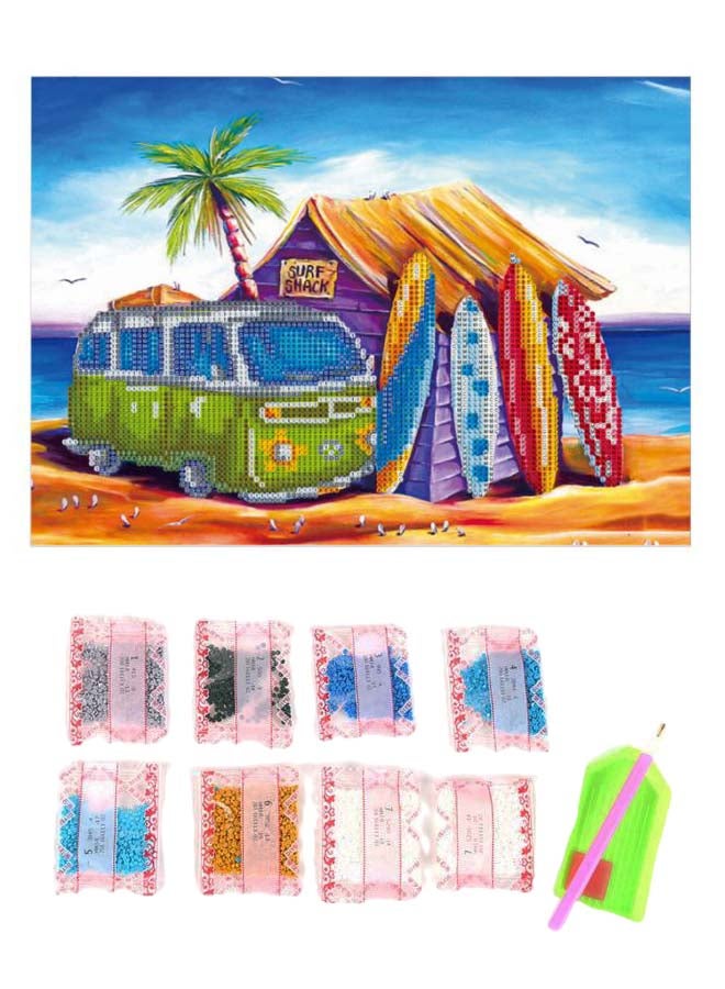 Generic DIY 5D Diamond Painting Embroidery Wall Decor Kit Multicolour 30 x 40centimeter  - Image 1